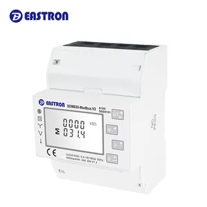 Medidor de energia trifásico modbus aprovado SDM630-Modbus v2, medidor para pilha de carregamento do ev