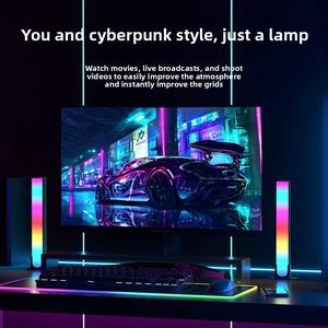 Lámpara de ambiente LED RGB, pastilla de sonido USB, Control remoto, música, ritmo, movimiento para juegos, moderna E27, noche transfronteriza para - Product Image 4