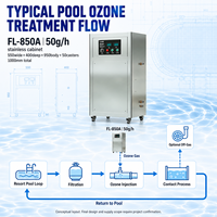 Générateur d'ozone pour le traitement de l'eau des petites piscines de resort, système de désinfection et de purification des piscines