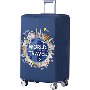 2023 meilleure vente Spandex voyage bagages couverture lavable Nylon Polyester bagages protecteur <span class=keywords><strong>valise</strong></span> couvre client préféré - Product Image 1