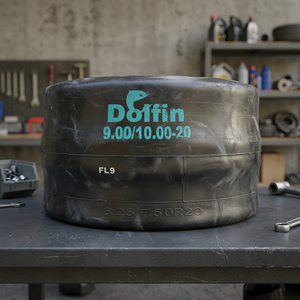 Dolfin Flap de pneu en caoutchouc robuste 9.00/10.00-20 pour pneus de camion, bus, tracteur, vente en gros d'usine DFL9 - Product Image 2