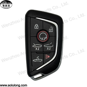 Alta calidad 6 + 1 botones Control remoto Smart Vehicle Keys Shell para Cadillac Car Keys Case Cover - Product Image 1