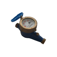 Domestic Multi-Jet Digital Water Meter IP65 Protection Threaded Connection Stainless Steel Construction 2-Year Warranty Water