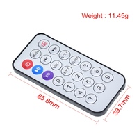 Module de télécommande sans fil TZT IR 38 kHz pour kits de récepteur audio MP3 Bluetooth 5.0