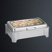 Calentador de comida de servidor de Buffet independiente barato, plato de frotamiento de Buffet de Catering para Buffet de la mejor calidad