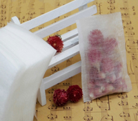 Sachets de thé pliés scellés en fibre de maïs, sachets filtrants pour assaisonnements, sachets de thé vides jetables