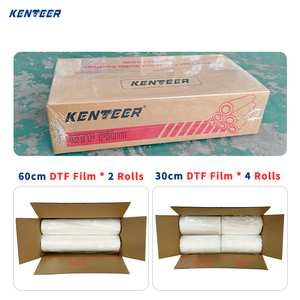 ฟิล์ม <span class=keywords><strong>PET</strong></span> สำหรับพิมพ์ DTF ป้องกันไฟฟ้าสถิตย์ ขนาด 60 ซม.*100 ม. แบบม้วน ด้านเดียว/สองด้าน ความหนา 75U สีขาว สำหรับพิมพ์ลายลงบนเสื้อยืด - Product Image 5