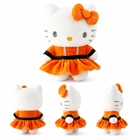 Jouets en peluche en gros à bas prix, poupée anime Hello Kitty, jouets en peluche anime de 8 pouces, porte-clés souple pour jeu d'arcade