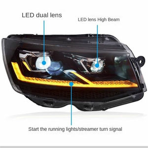 Mise à niveau des phares LED à bas <span class=keywords><strong>prix</strong></span> pour Transporter T6 Blue Daytime Running Light 6000k Color Temperature - Product Image 6