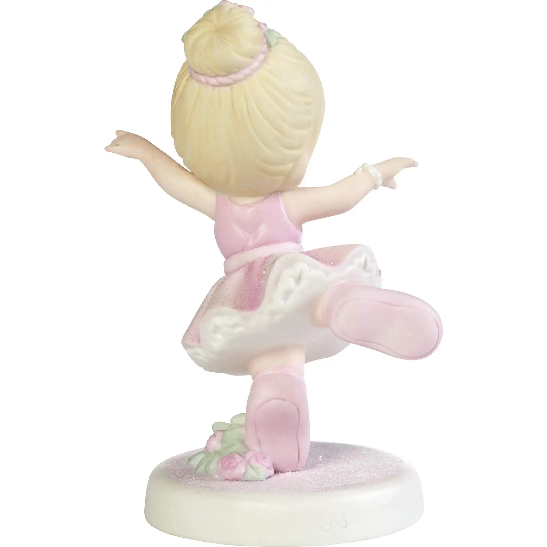 Allerina Figurine | Anda meninggalkan sedikit kilauan di mana pun Anda pergi balerina gadis Bisque porselen Figurine | Dilukis tangan