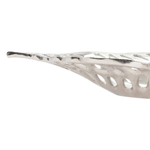 Plateau en aluminium en forme de feuille d'argent de haute qualité pour le décor de fête de mariage de maison de Restaurant d'Inde - Product Image 2