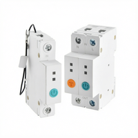 Disjoncteur intelligent Wi-Fi HomeKit monophasé 2P/triphasé 3P 240V sur rail DIN, modulaire et miniature