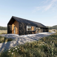 Hoher R-Wert 1000 Quadratfuß 93 Quadratmeter 2 Schlafzimmer 2 Bäder Vorgefertigte SIP-Villa Permanentes Wohnhaus Passivhaus Hinterhof ADU Haus-Bausatz