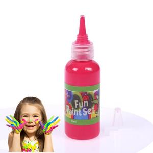 BOMEIJIA Bouteille de peinture en plastique transparent 60ML Peinture au doigt 12 couleurs lavables - Product Image 3