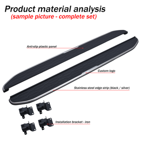 Support de marchepied de voiture pour Land Rover Range Rover Evoque 2011 Marchepieds latéraux en aluminium - Product Image 2