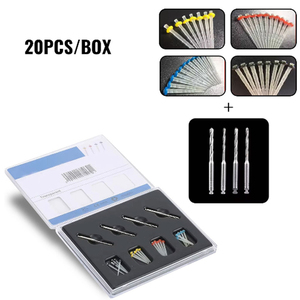 Kit <span class=keywords><strong>de</strong></span> tiges dentaires en fibre <span class=keywords><strong>de</strong></span> quartz certifiées CE, multi-tailles, pour restauration dentaire, tiges droites à visser en résine pour canaux radiculaires - Product Image 2