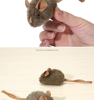 Jouet pour chat : Souris en peluche sonore à induction intelligente, pour l'auto-amusement, soulagement de l'ennui et apaisement du chat
