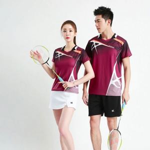 New Style Wholesale Printed <b>Badminton</b> Uniform Set Men Women Athletic Sportswear Breathable Anti-Wrinkle Quick-Drying Sublimation - Product Image 2