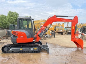Excavadora Kubota 55 usada de 5 toneladas, miniexcavadora hidráulica usada sobre orugas, buenas condiciones con precio bajo en Shanghai a la venta - Product Image 2