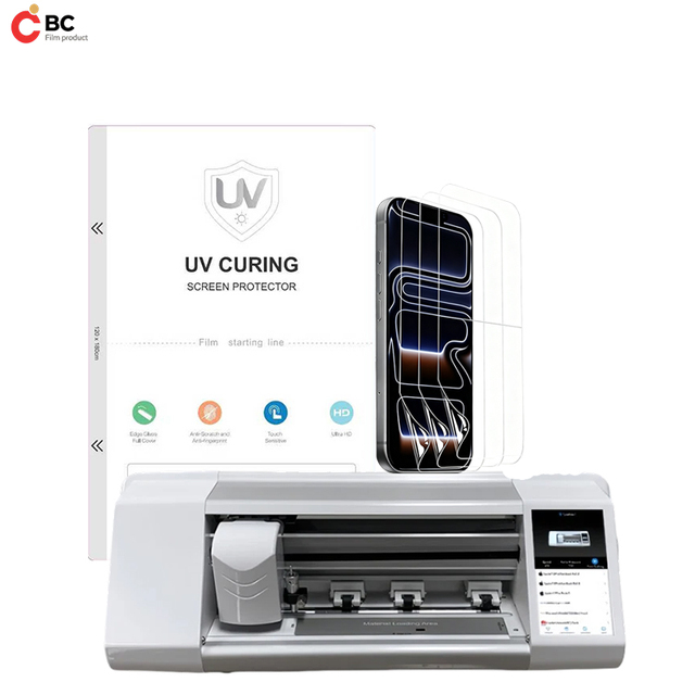 180*120mm 0.15/0.18/0.25mm UV Matte Electroplating Hydrogel Film Free Sample for Mobile Phone Hydrogel Cutting Machine