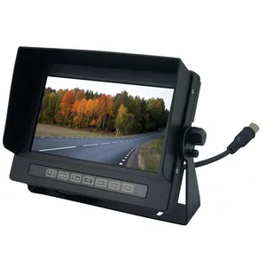 car lcd rear view mirror reversing monitor with reverse camera IP69K Motorcycle