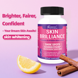 Capsules éclaircissantes pour la peau 2000mg – Complément efficace pour éclaircir la peau, éliminer les taches brunes et les cicatrices d'acné – Pilules blanchissantes pour la peau - Product Image 2