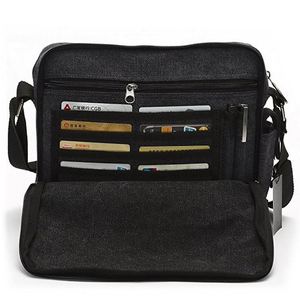 BSCI factory Harwish Men's Multifunctional casual Messenger Handbag Outdoor Sports <b>Over</b> <b>Shoulder</b> Crossbody Side <b>Bag</b> (Black) - Product Image 5