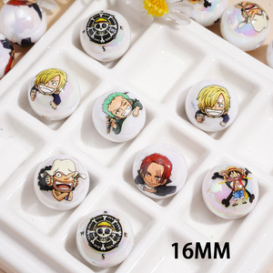 Perles médicales de 16 mm avec revêtement UV : Perles Avatar One Piece Naruto et perles en vrac - Product Image 5