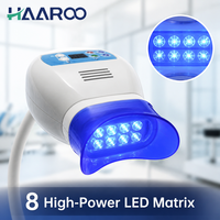 Appareil de blanchiment dentaire à lumière froide 8 LED amélioré, 460 nm, lampe de blanchiment dentaire professionnelle avec pince pour montage sur fauteuil dentaire
