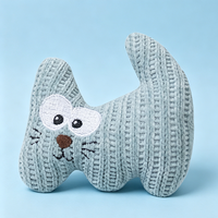 Jouets pour chats pour les amuser, jouets à la catnip, jouets de dentition résistants aux morsures pour chatons, baguettes en peluche pour chats, fournitures pour animaux de compagnie