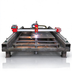 Machine de découpe plasma CNC à double rail pour tôles métalliques 1500x3000 mm – Équipement de traitement de plaques d'acier haute précision - Product Image 1