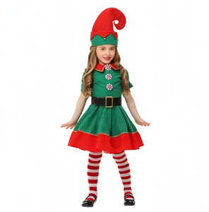 <span class=keywords><strong>Disfraz</strong></span> Divertido Verde para Niños y Niñas, Hombres y Mujeres, para Fiestas Familiares y Festivales Navideños - Product Image 3