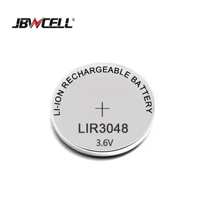 3.6v lithium ion battery rechargeable coin cell battery LIR3048