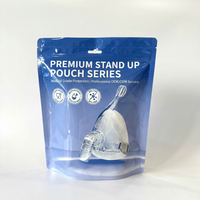 Sachet Doypack Personnalisé Blanc Qualité Alimentaire 180 Microns Grand Format pour Aliments Congelés, Emballage Médical et Soins Personnels