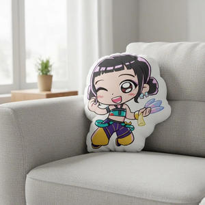 Cuscino Decorativo Personalizzato con Stampa di Personaggi Anime K-POP Gruppo Femminile Demoniaco - Product Image 5
