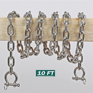 Cadenas de Anclaje Marinas 304, Acero Inoxidable AISI 316, Venta Directa de Fábrica, Eslabones DIN766, Construcción Resistente - Product Image 4