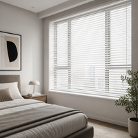 Stores en aluminium haute résistance de 25 mm pour l'ombrage intérieur des appartements, lames durables à ressort, stores de fenêtre