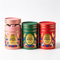 Boîte Cadeau Ronde en Carton Personnalisable avec Logo – Emballage pour Parfums, Cosmétiques, Chocolats, Bonbons, Biscuits, Thé, Fêtes et Rangement