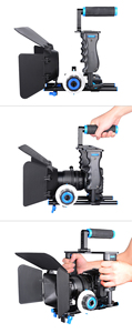 Kit de jaula universal para cámara Sony/para <span class=keywords><strong>Canon</strong></span>/para cámara Fujifilm DSLR con mango de agarre Zapata fría con varilla de 15mm <span class=keywords><strong>C200</strong></span> - Product Image 3