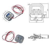 Capteur de force AM24A HX711 (4 pièces en option) – Capteur de pesée à pont semi-équilibré pour pèse-personne et pèse-bagages