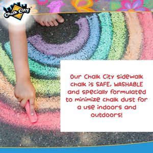 Craie City Sidewalk craie Jumbo Non toxique lavable Art Set 20 comptes - Product Image 4