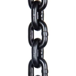 Suministro directo de fábrica de óxido negro de acero de aleación de cadena de elevación G80 - Product Image 3