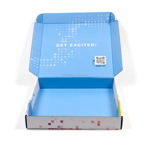 Benutzer definierte Größe Recycelbare Black Maling Craft Box für starre Boxen UV-Beschichtung Logo Versand Schwarz Wellpappe Box - Product Image 1