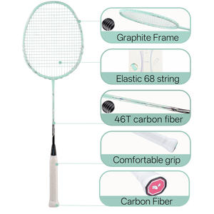 Raqueta de Bádminton Profesional YODIMAN 5U G5 Max 35lbs 100% Fibra de Carbono para Entrenamiento, para Hombre y Mujer - Product Image 3