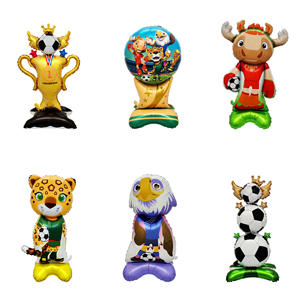 Globos de Aluminio con Forma de Animales (Vaca, Águila, Leopardo) para Fiestas Temáticas de Fútbol - Product Image 1