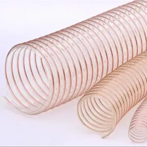 OEM screw clear wire hose Clear plastic pipe reinforced PVC pipe hose durable hose