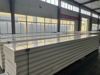 Toit et mur isolés en polyuréthane PU ignifuge à chaud Panneau sandwich en acier et métal blanc