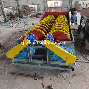 砂と砂利の泥分離に便利なポリウレタン耐摩耗性の二重螺旋砂洗浄機 - Product Image 4