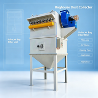 Pulsfilter-Staubabscheider: Industrielles Baghouse-System mit Trichterfüllstandsensor für Zementlagersilo-Staubreinigung
