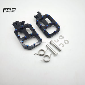 ขาเหยียบ CNC สีฟ้าใหม่ของ FMO สำหรับจักรยานไฟฟ้า Tuttio Soleil01 พร้อมชุดติดตั้ง อุปกรณ์เสริมสำหรับมอเตอร์ไซค์ - Product Image 2